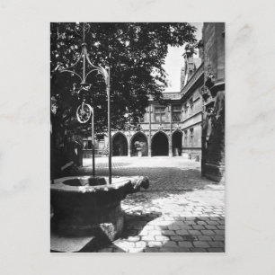 Carte Postale Hôtel Cluny vu de la cour, Paris