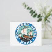 Carte Postale Hôtel Columbus, Roma (Debout devant)