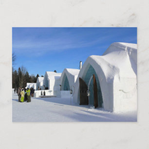Carte Postale Hôtel de Glace, Québec, Canada