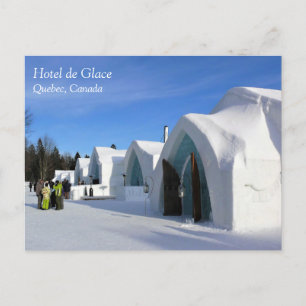 Carte Postale Hôtel de Glace, Québec, Canada