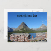 Carte Postale Hôtel de Glacier - Parc national du Glacier (Devant / Derrière)