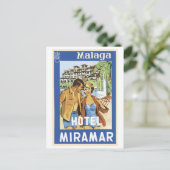 Carte Postale Hôtel de Malaga Miramar (Debout devant)