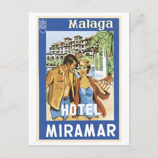 Carte Postale Hôtel de Malaga Miramar (Devant)