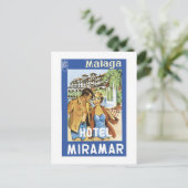 Carte Postale Hôtel de Malaga Miramar (Debout devant)