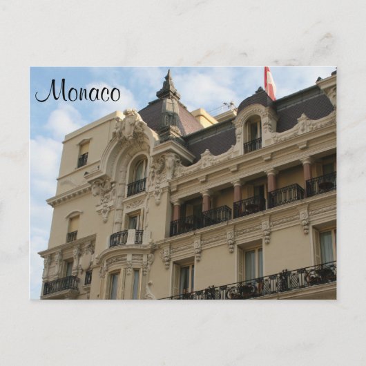 Carte Postale hôtel de paris monaco (Devant)
