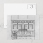 Carte Postale Hôtel de Pourtales, façade, 1850 (Devant / Derrière)
