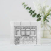Carte Postale Hôtel de Pourtales, façade, 1850 (Debout devant)