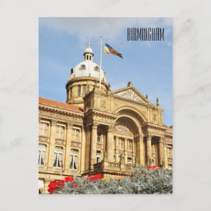 Carte Postale Hôtel de ville à Birmingham, Angleterre Royaume-Un