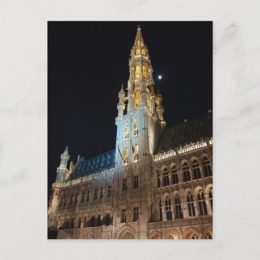 Carte Postale Hôtel de ville Bruxelles (Devant)