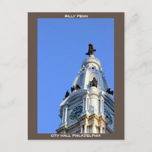 Carte Postale Hôtel de ville de Billy Penn Philadelphie