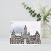 Carte Postale Hôtel de ville de Glasgow (Debout devant)
