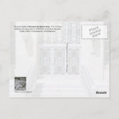 Carte Postale Hôtel de ville de Houston, Texas (Dos)