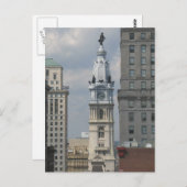 Carte Postale Hôtel de ville de Philadelphie (Devant / Derrière)