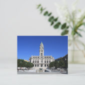 Carte Postale Hôtel de ville de Porto (Debout devant)