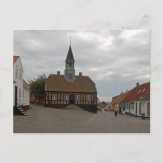 Carte Postale Hôtel de ville, Ebeltoft, Jutland, Danemark