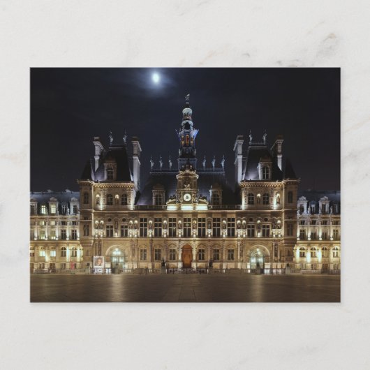 Carte Postale Hôtel de Ville Paris (Devant)