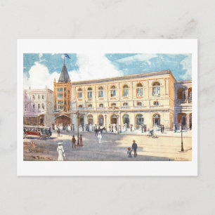 Carte Postale Hôtel de ville vintage, Brisbane, Australie