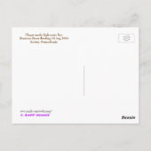 Carte Postale Hôtel Easton (Dos)