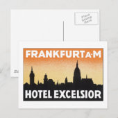 Carte Postale Hotel Excelsior (Devant / Derrière)
