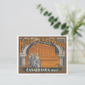 Carte Postale Hotel Excelsior Casablanca (Debout devant)
