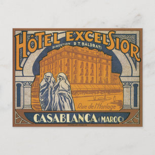 Carte Postale Hotel Excelsior Casablanca