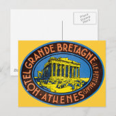 Carte Postale Hôtel Grande Bretagne - Grèce (Devant / Derrière)