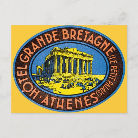 Carte Postale Hôtel Grande Bretagne - Grèce (Devant)