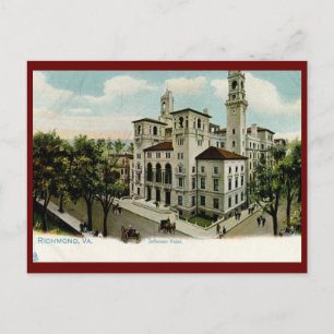 Carte Postale Hôtel Jefferson, Richmond, VA Vintage