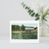 Carte Postale Hôtel Lake Shore, Clear Lake, Iowa (Debout devant)