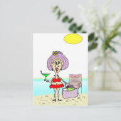 CARTE POSTALE HOTEL MAMA MARTINI BEACH (Debout devant)