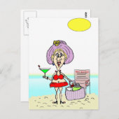 CARTE POSTALE HOTEL MAMA MARTINI BEACH (Devant / Derrière)