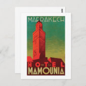Carte Postale Hotel Mamounia Marrakech (Devant / Derrière)