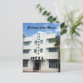 Carte Postale hôtel miami (Debout devant)