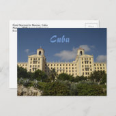 Carte Postale Hôtel Nacional à La Havane, Cuba (Devant / Derrière)
