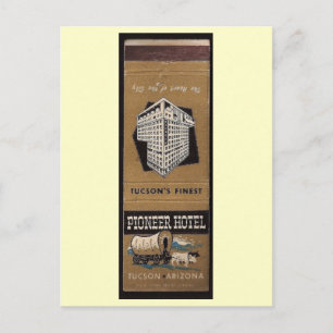Carte Postale Hôtel Pioneer, Tucson, Arizona Vintage