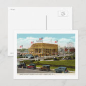 Carte Postale Hôtel Plaza, Asbury Park, New Jersey Vintage (Devant / Derrière)