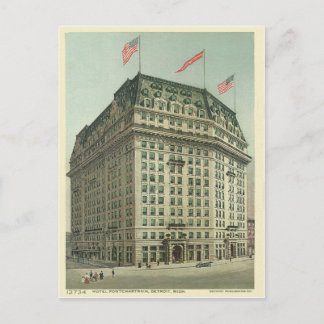Carte Postale Hotel Pontchartrain Detroit Michigan