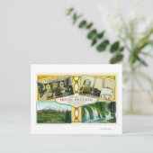 Carte Postale Hotel Redding Vues sur l'intérieur avec des sites  (Debout devant)