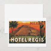 Carte Postale Hotel Regis, Mexique (Devant / Derrière)