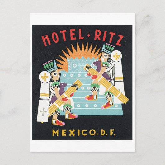 Carte Postale Hotel Ritz Mexico, D.F. (Devant)