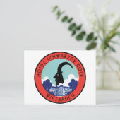 Carte Postale Hotel Schwartzer Bock Wiesbaden (Debout devant)