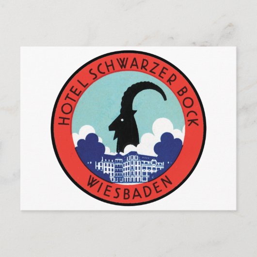 Carte Postale Hotel Schwartzer Bock Wiesbaden (Devant)
