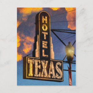 Carte postale Hotel Texas