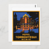 Carte Postale Hotel Torrontegui Bilbao (Devant / Derrière)