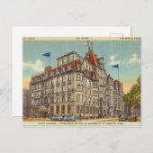 Carte Postale Hôtel vintage, Boston, Massachusetts (Devant / Derrière)