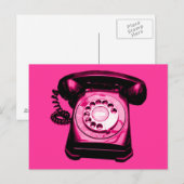 Carte Postale Hotline en Crimson (Devant / Derrière)