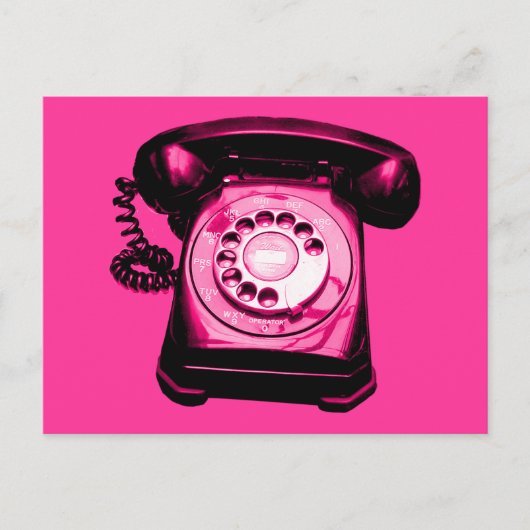 Carte Postale Hotline en Crimson (Devant)