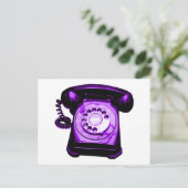 Carte Postale Hotline en violet (Debout devant)