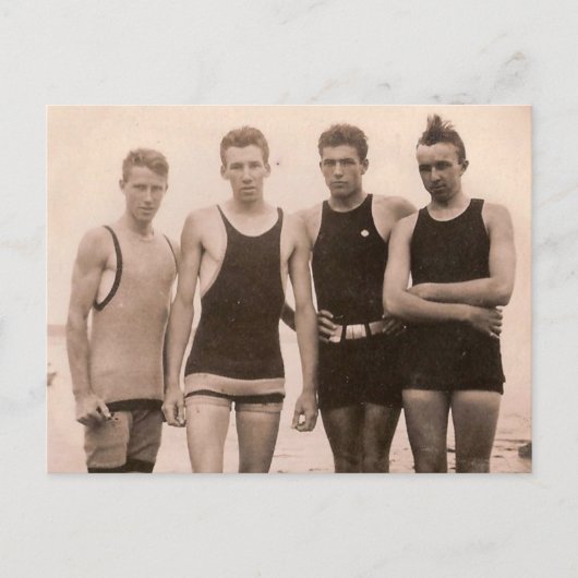 Carte Postale Hotties Plage 1905 (Devant)