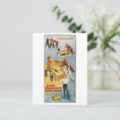 Carte Postale Houdini ~ Artiste de l'évasion Vintage enterrée (Debout devant)